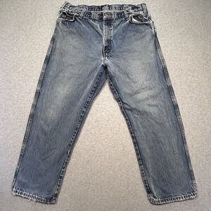 Vintage Y2K‎ Dickies Jeans Size 38 X 28 Washed Distressed Trashed Ripped